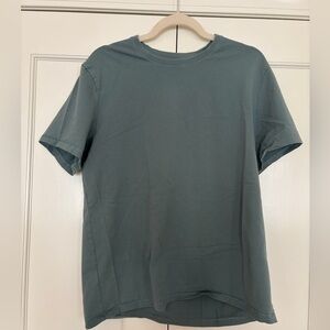 SKIMS Cotton Jersey T-Shirt Sage Green Crew Neck Tee Size Large